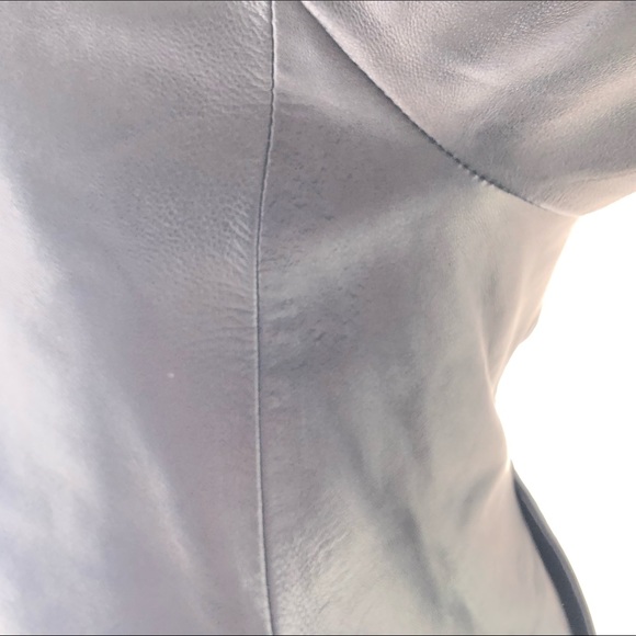 Vintage Faux Leather Y2K 90s Furry Jacket - Picture 14 of 15